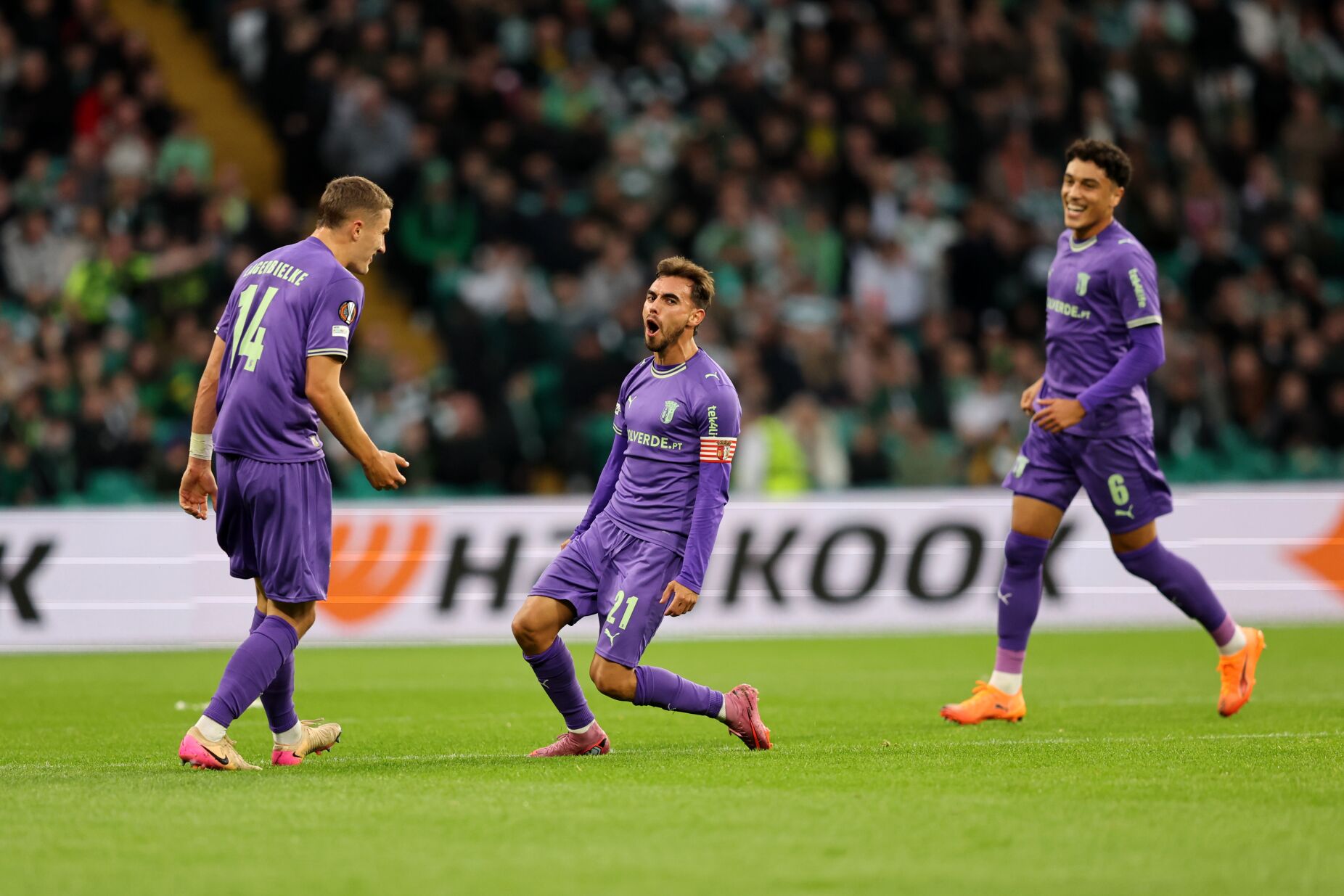 Crise nacional pontapeada por Ricardo Horta na Escócia: SC Braga vence Celtic na Liga Europa. Veja os golos