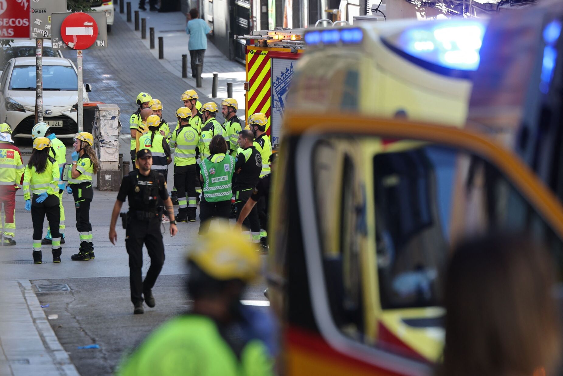 Desabamento de prédio em Madrid: há pelo menos três feridos e quatro desaparecidos